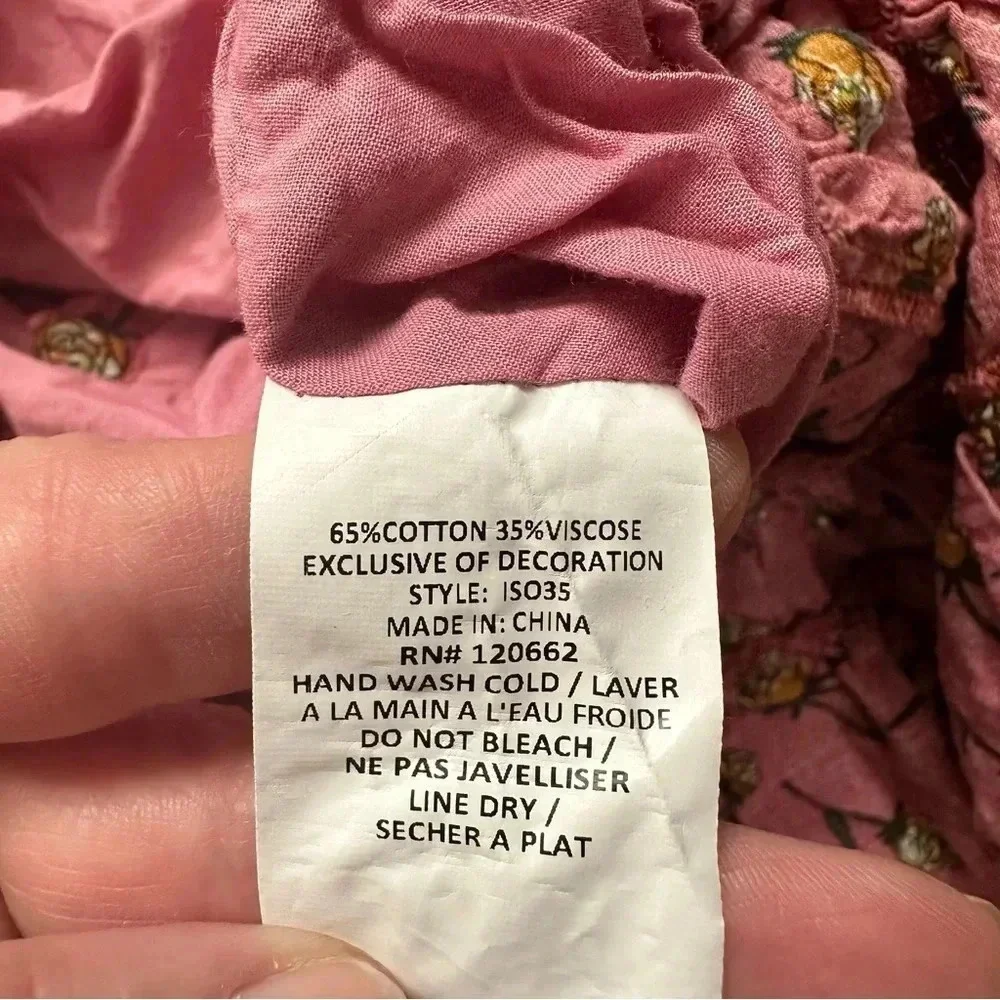 Isobella & Chloe Toddler Girl Long Sleeve Pink Floral Top with Pants Sz 18m GUC